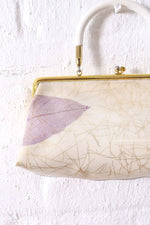 Metallic Pastel Leaf Purse