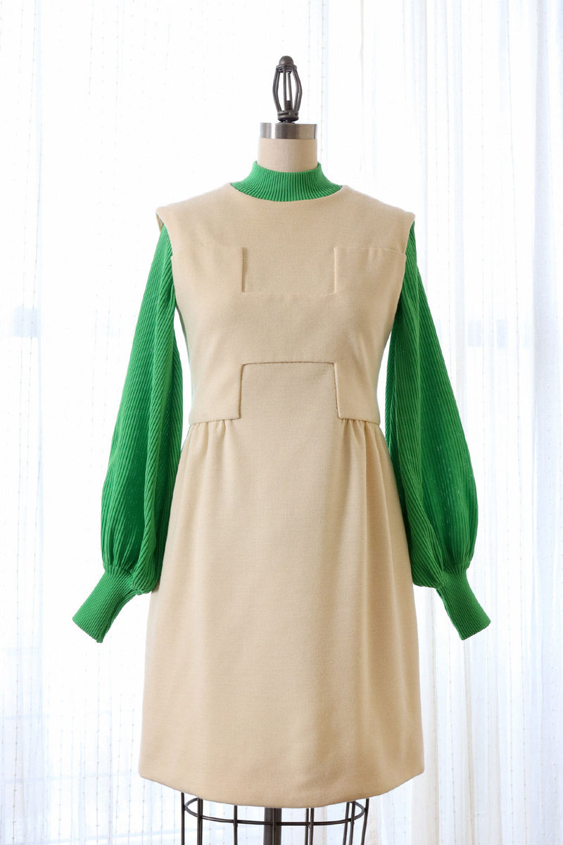 Donald Brooks Ivory H Mini Dress XS