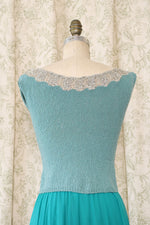 Ice Blue Metallic Crop Knit XS/S