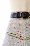Confetti Floral Knit Skirt M/L