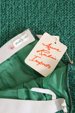 Italian Grass Green Knit Skirt S