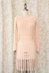 Blush Crochet Dress