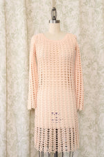 Blush Crochet Dress