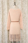 Blush Crochet Dress