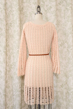 Blush Crochet Dress