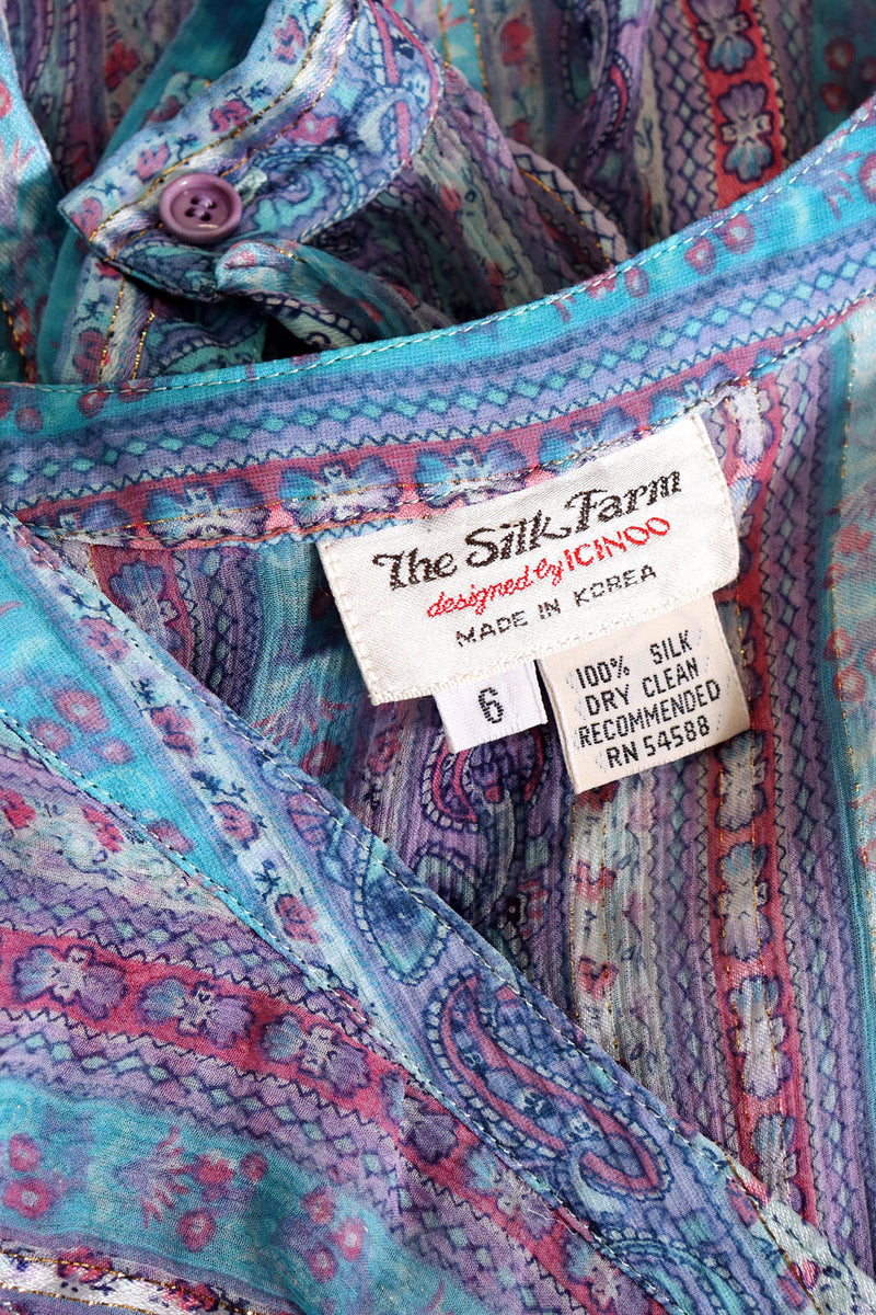 Silk Farm Pastel Sheer Dress XS/S
