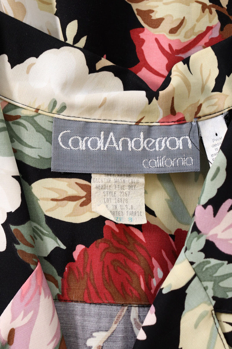 Carol Anderson Blooming Rayon Dress M/L