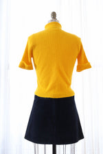 Sunshine Yellow Ribbed Twinset S/M