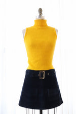 Sunshine Yellow Ribbed Twinset S/M