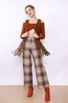 Pendleton Cinnamon Plaid Wool Pants S