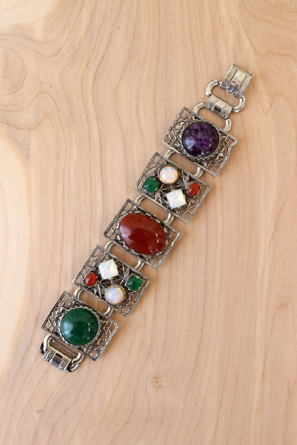 Gem Medallion Bracelet