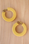 Maize Chunky Clip-on Hoops