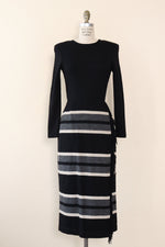 Monochromatic Wool Blanket Dress M