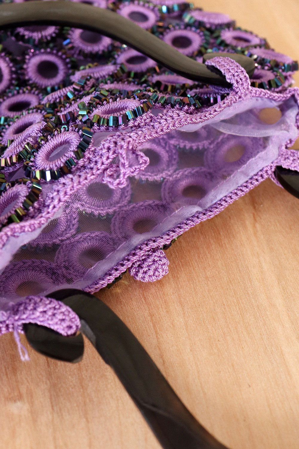 Petite Beaded Crochet Purse