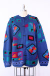 Mohair Geo Cardigan M/L