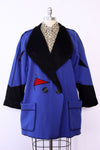 Marylou Ozbolt Appliqué Wool Coat S/M