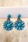 Candy Blue Daisy Clip-ons