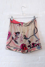 Pucci Purple Mesh Girdle Shorts M