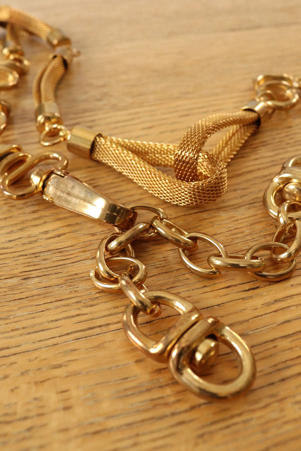 Warm Gold Heavy Chain Belt