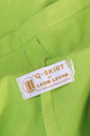 Lime Sherbet Scalloped Skort M