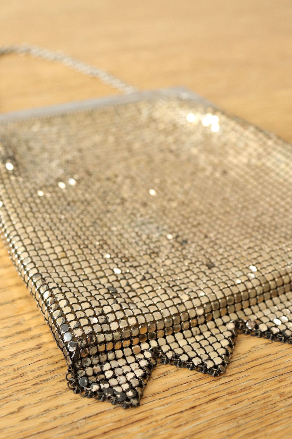 Gunmetal Whiting & Davis Handbag