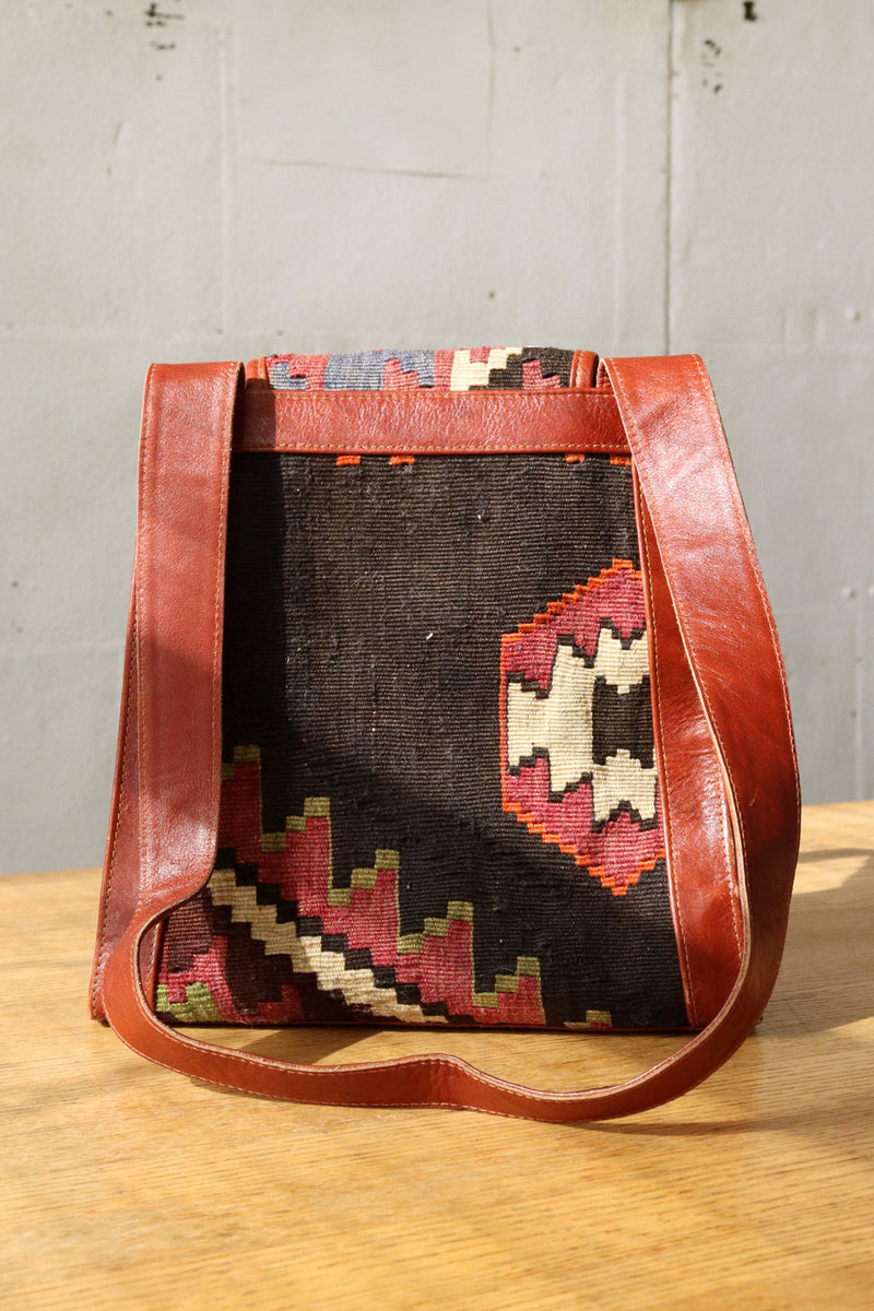 Kilim Leather Shoulder Bag