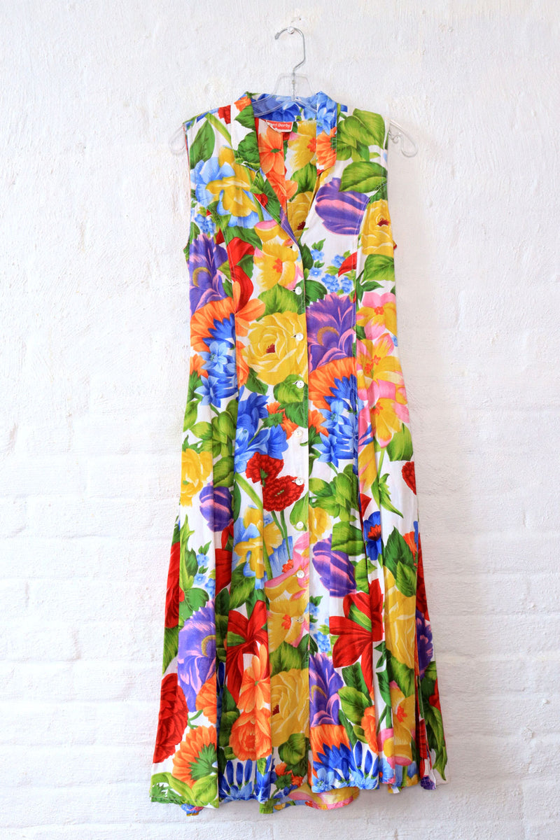 Blooming Cutout Flare Dress M