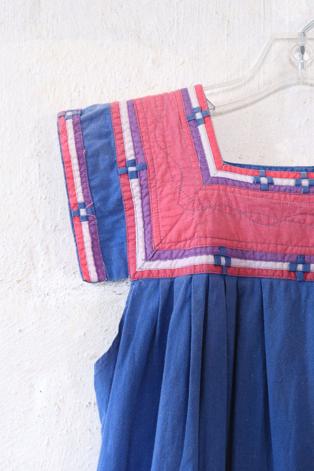 Blueberry Quilted Smock Dress S/M