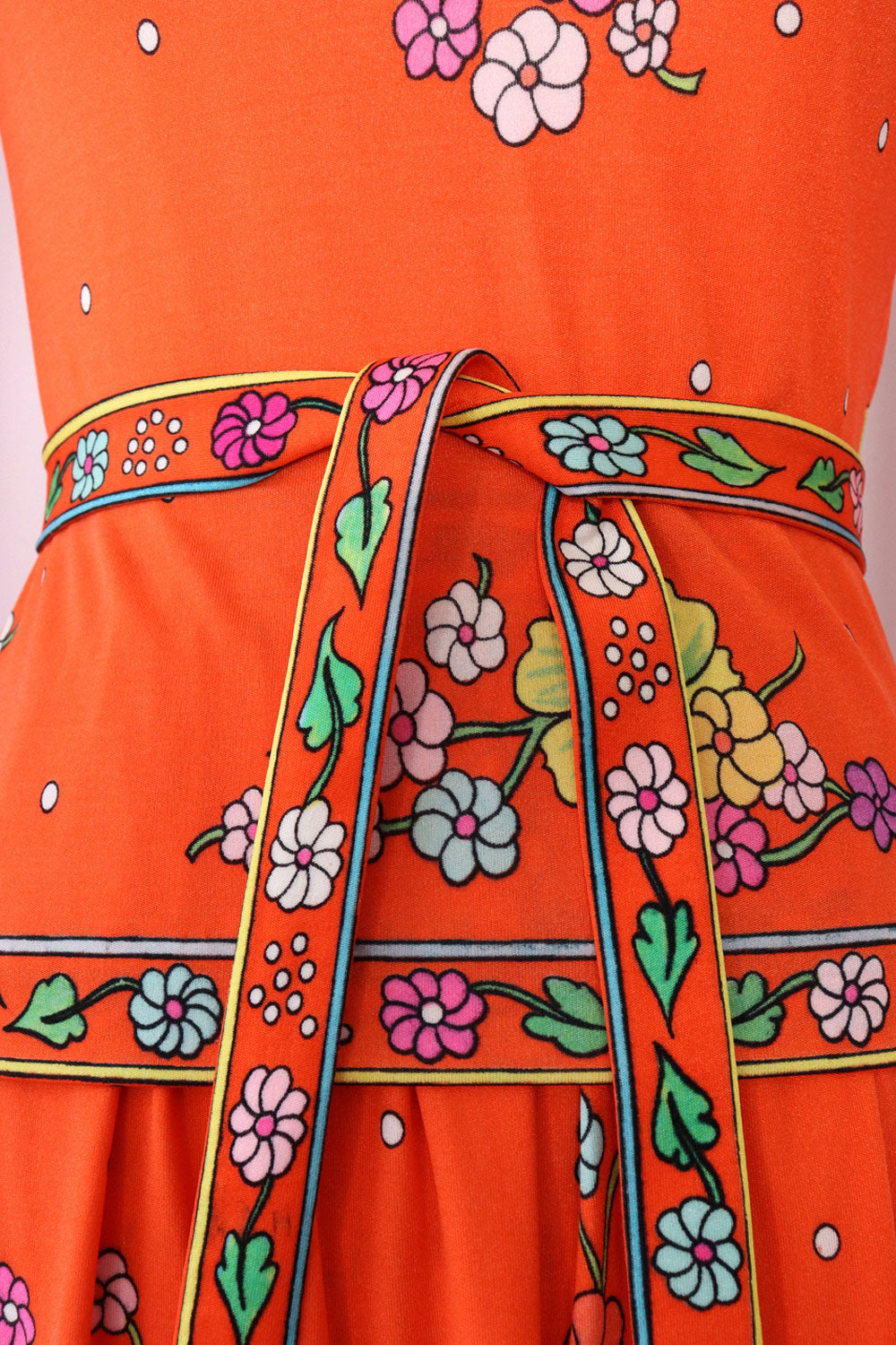 Connie Rizza Tangerine Floral Ensemble S