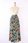 Pastel Patchwork Prairie Skirt L