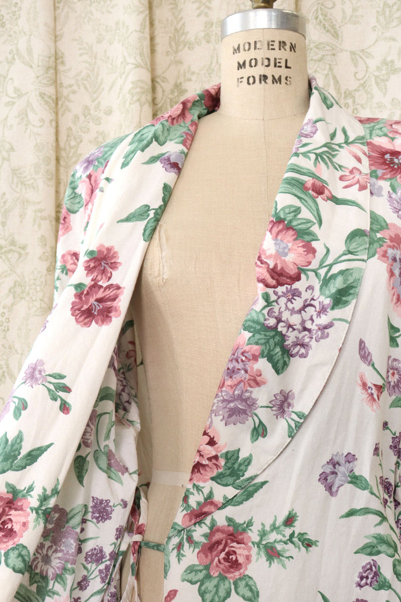 Tea Rose Cotton Robe S/M