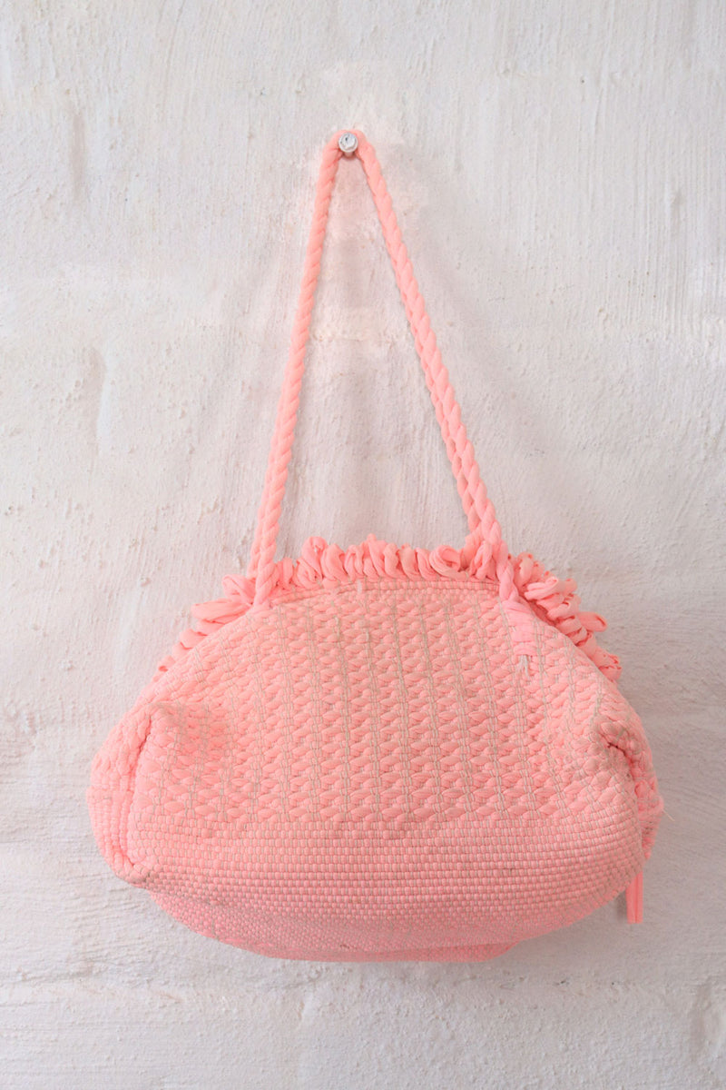 Looped Dayglo Cord Purse