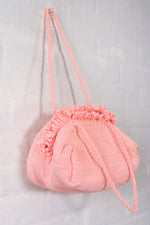 Looped Dayglo Cord Purse