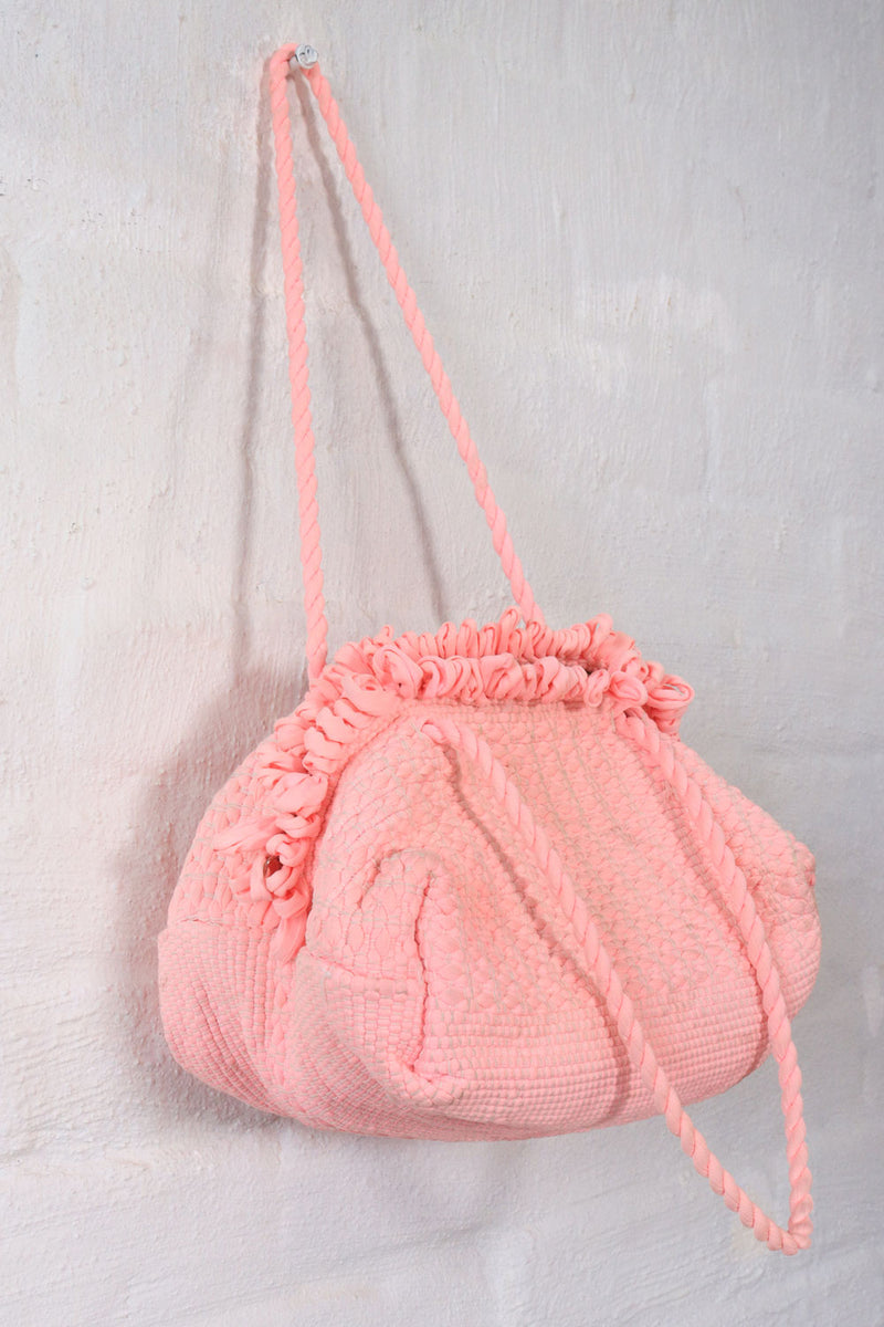 Looped Dayglo Cord Purse