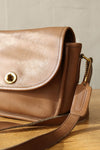 1970s Toffee Coach Leather Purse