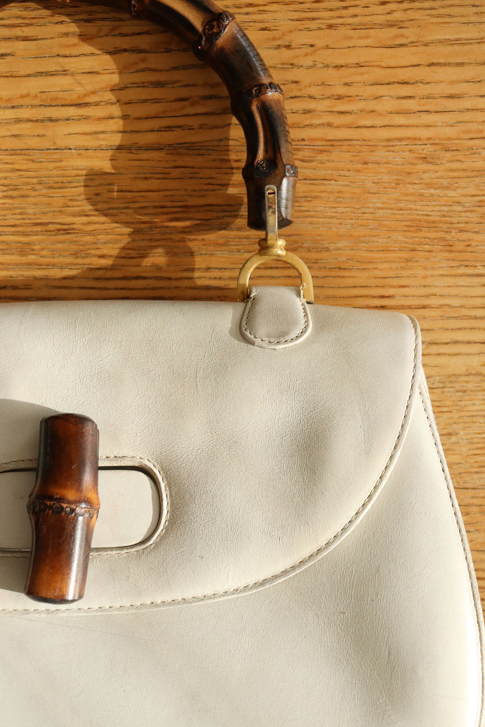 1960s Artbag Bamboo Toggle Handbag