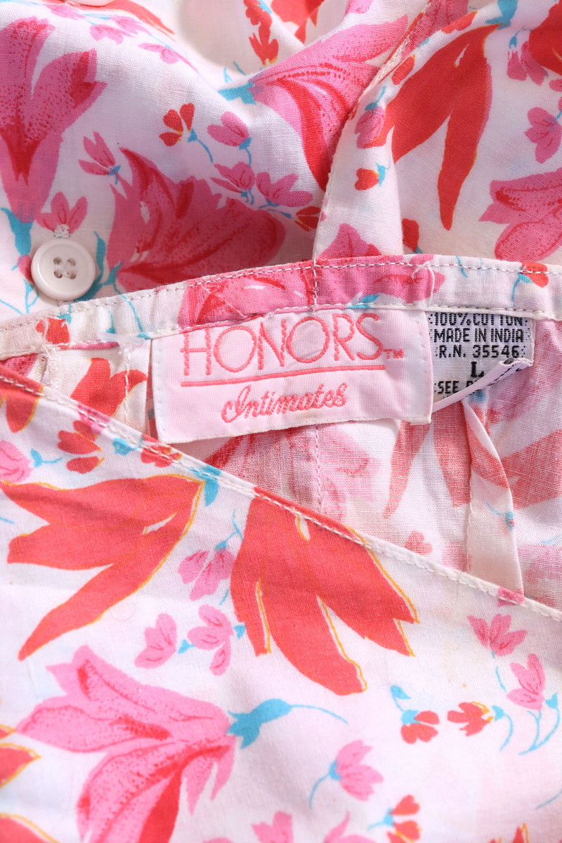 Floaty Floral Cotton Buttonback Dress L