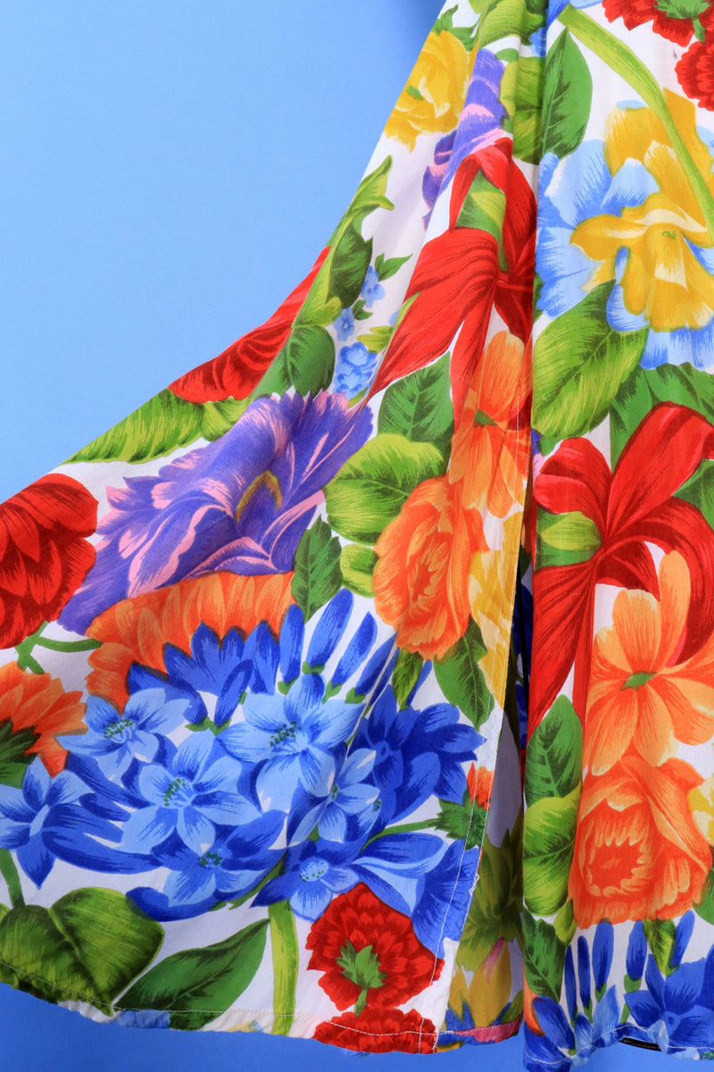 Blooming Cutout Flare Dress M