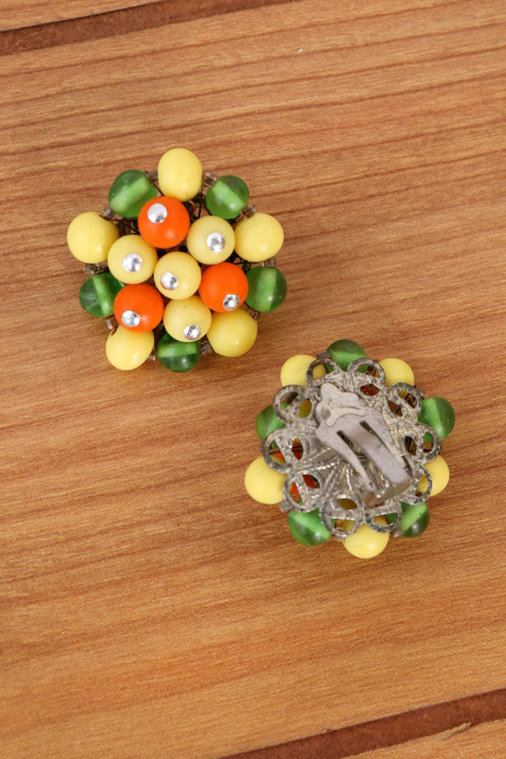 Citrus Bead Clip-ons