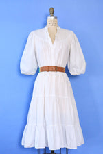 White Tiered Cloud Dress S-L