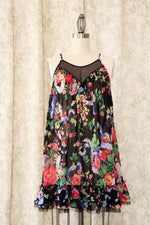 Betsey Johnson Snake Floral Nightie S