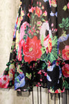 Betsey Johnson Snake Floral Nightie S