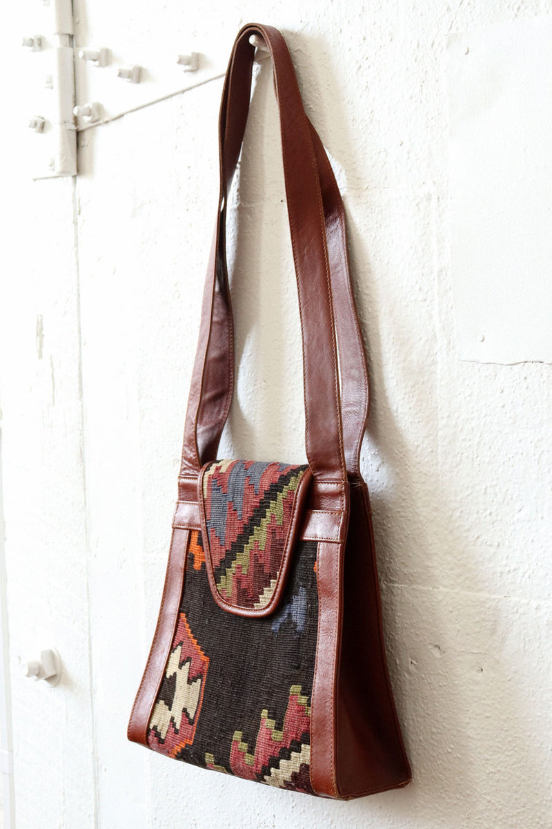 Kilim Leather Shoulder Bag