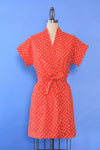 Poppy Quilted Wrap Mini Robe XS/S