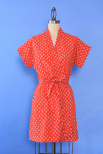 Poppy Quilted Wrap Mini Robe XS/S