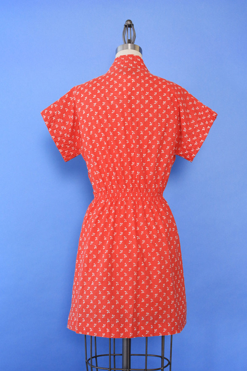 Poppy Quilted Wrap Mini Robe XS/S