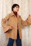 Camelhair Bell Sleeve Jacket S