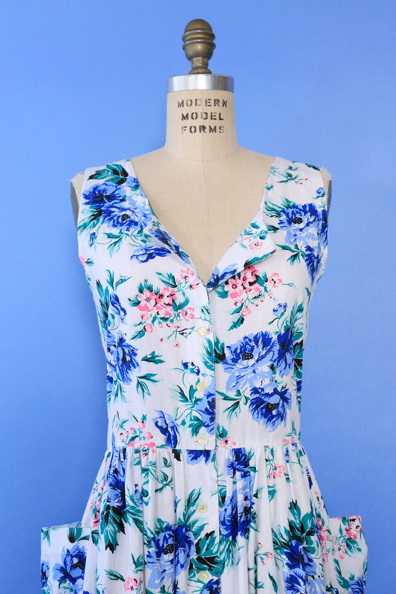 Erika Pocket Floral Dress M/L