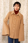 Camelhair Bell Sleeve Jacket S