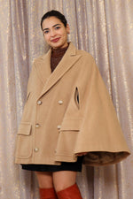 Ralph Lauren Camelhair Cape M/L